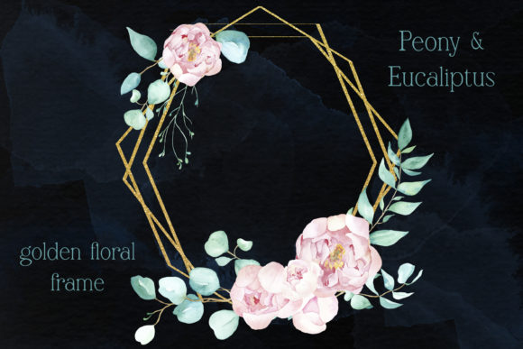 Download Floral Frame Watercolor Eucalyptus Png - Eucalyptus png Collection